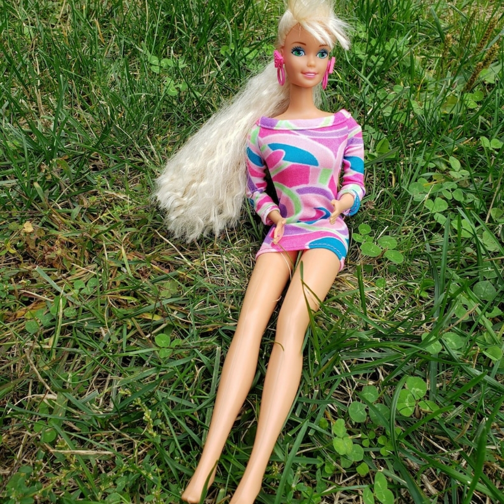 1991 Totally Hair Barbie Doll